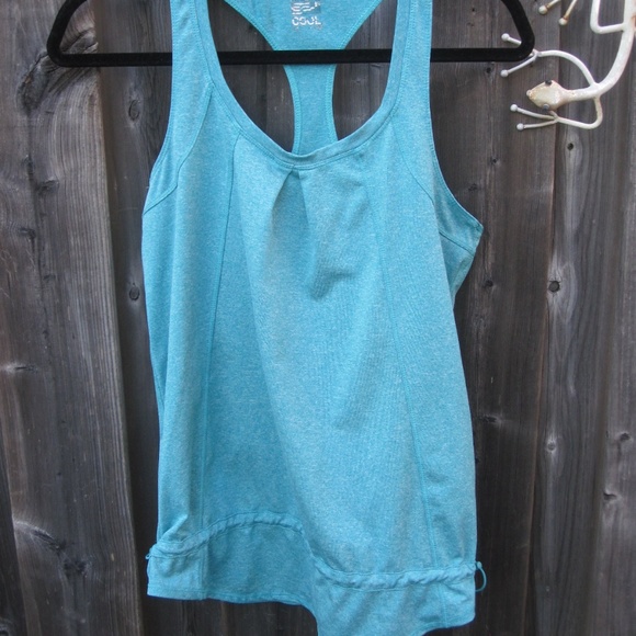 🔥4/$25🔥 32 DEGREES Weatherproof Women's Yoga Tank in green - Picture 4 of 7